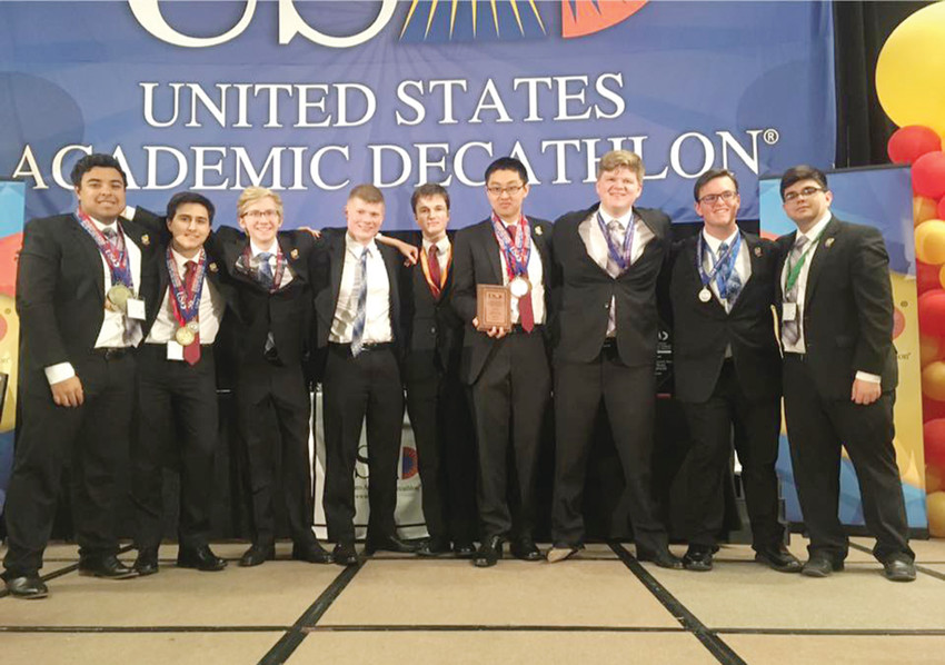 Hendricken Academic Decathlon Team Takes Second place in National